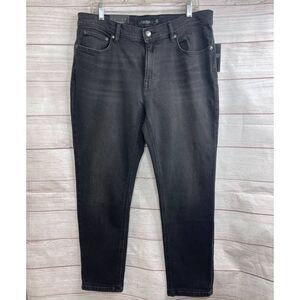 NWT Lauren Ralph Lauren Relaxed Taper Black Jeans Women’s Waist Size 31/Size 12